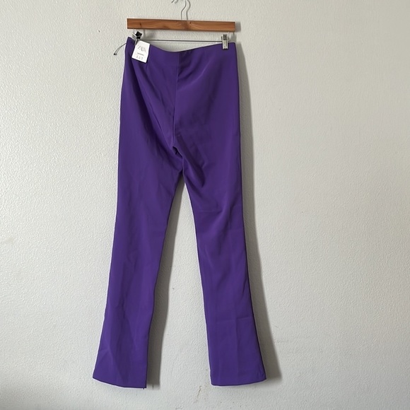 NWT Zara Purple High Waist Seamed Leggings - Picture 6 of 9